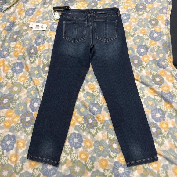 Prosperity Lillian Capri Skinny Jeans Dark Indigo Blue Jeans Women's 27 - Picture 2 of 4